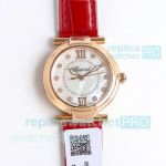 Perfect Chopard Imperiale Swiss Quartz MOP Dial Rose Gold Case Ladies Copy Watch 